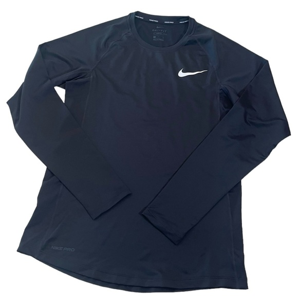 NIKE Men’s Pro Slim Fit Long Sleeve Shirt-Small - Picture 6 of 7
